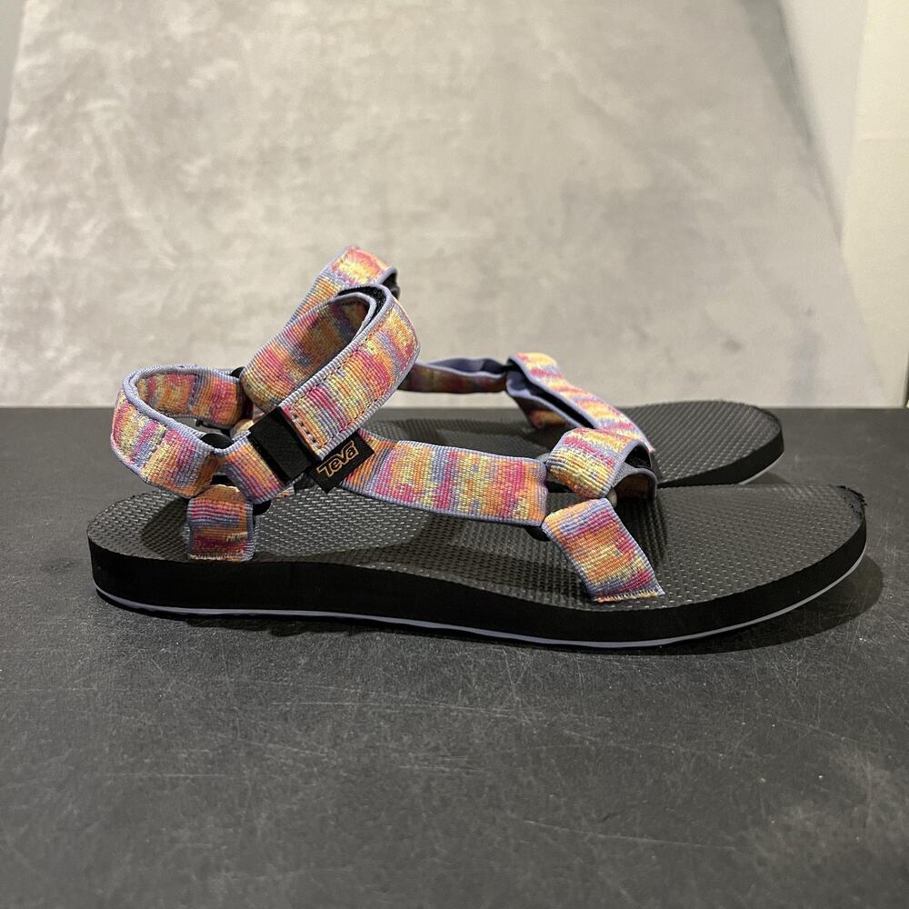 Teva Universal Sandals Womens Size 11 Multicolor Webbing Sport Hook & Loop